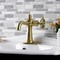 Kingston Brass KSD3547RX Single-Handle Bathroom Faucet with Push Pop-Up, Brushed Brass KSD3547RX - alternate 5